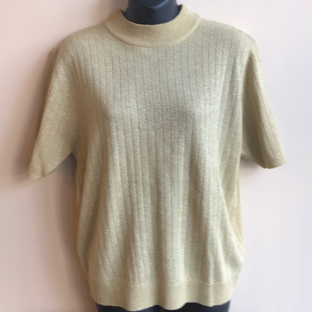 Sag harbor 2 Pc blouse cardigan set Sz M - Picture 3 of 8
